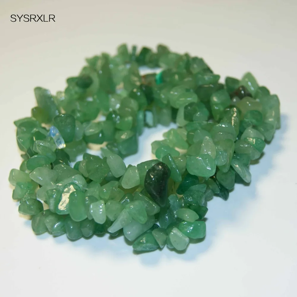 Оптовая продажа модных кристаллов в форме зеленых бусин 5-природный камень 8 мм