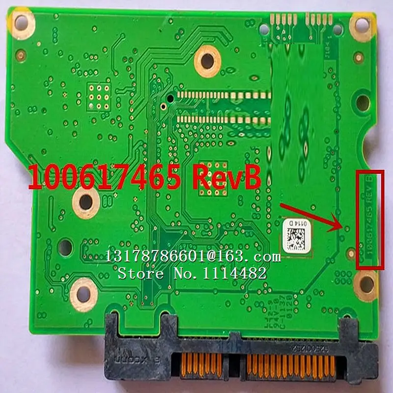 Детали жесткого диска PCB Материнская плата печатная 100617465 для Seagate 3 5 SATA hdd