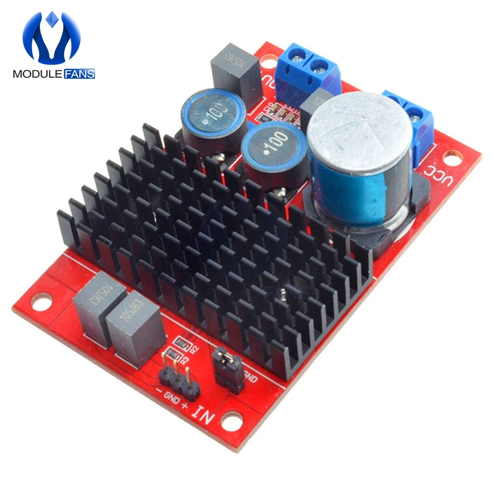 DC 12V 24V TPA3116 моно канальный цифровой усилитель мощности плата BTL Out 100 Вт|audio amplifier