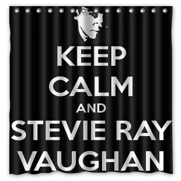 Дизайнерская занавеска для ванной Stevie Ray Воган водонепроницаемая и неровная из