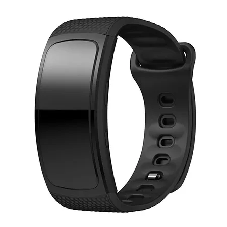 black Ollivan часы ремешок для samsung Galaxy gear Fit2 Браслет спортивный силиконовый браслет ремешок для samsung gear Fit 2 SM-R360 ремень - Цвет: black