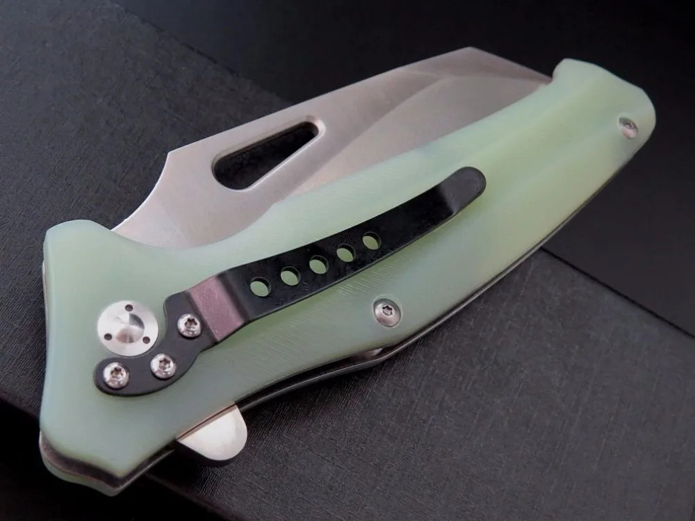 Новейшая EA01 складной нож G10 ручка+ 9Cr стальное лезвие походный охотничий нож открытый инструмент ножи для выживания