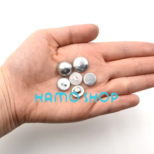 200 шт./партия круглые тканевые накладки на пуговицы 1 4 см/14 мм | Дом и сад