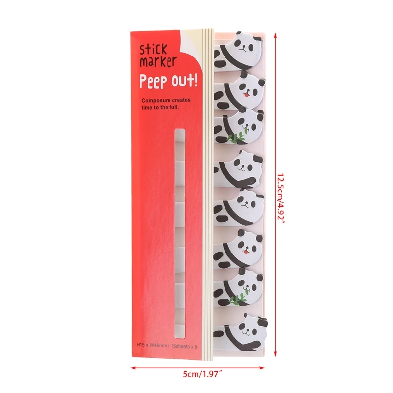 

Cartoon Animal Sticky Note Sticker Memo Pads Bookmark Message Stationery Memo Pads