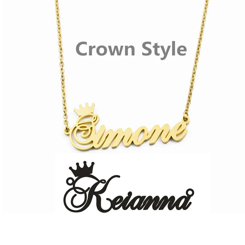 

Handmade Women Men Jewelry Custom Name Necklace Alison Arabic Font Personalized Letter Nameplated Pendant Necklace Birthday Gift