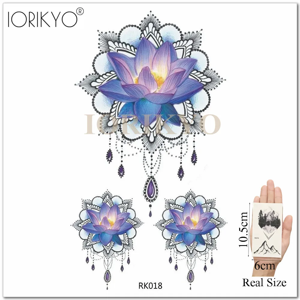 Горячая новинка геометрические черные татуировки наклейки Totem ELK Arm Art временная