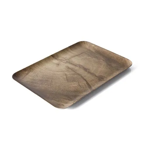 Tree Ring JINSERTA мраморный поднос для хранения Меламиновый десерт фруктовый торт тарелка Ретро завтраки столовые приборы для хлеба ресторанный гостиничный сервировочный поднос - Цвет: Tree Ring