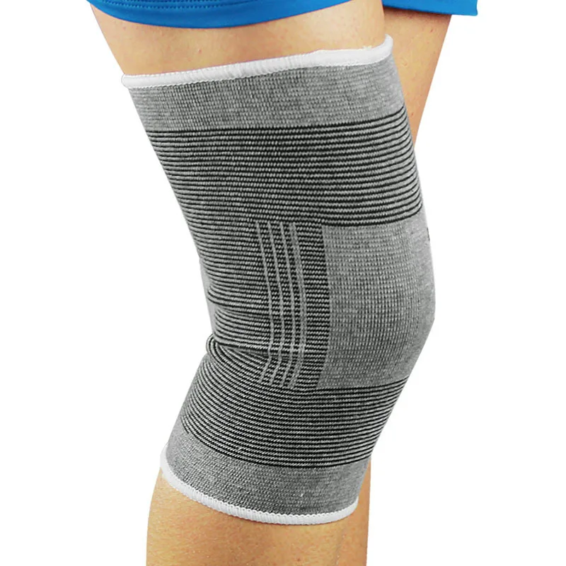 1 pair gray AOLIKES 1 пара наколенники Поддержка для волейбола Фитнес Бег защитный наколенник для велоспорта наколенники Спортивная безопасность rodillera - Цвет: 1 pair gray