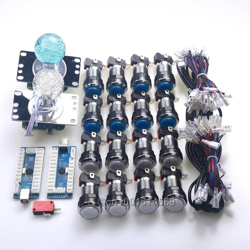 НОВЫЕ комплекты для аркадных игр сделай сам светодиодный кнопки с подсветкой и