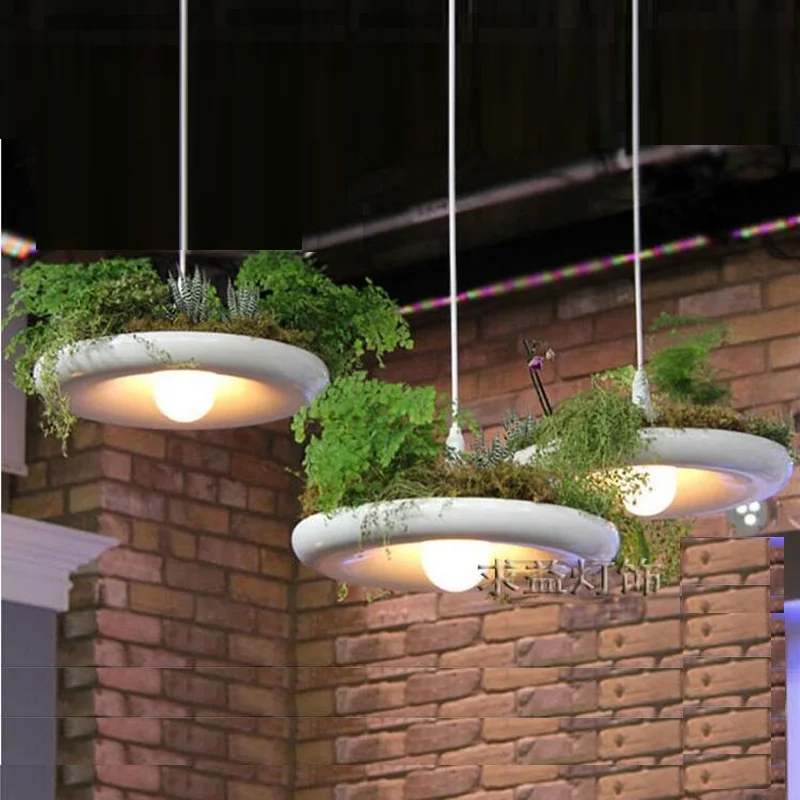 

2019 New Babylon Potted Plant Pendant Light Lamp Shade Modern Light Flower Pots for Growing Herbs or Succulents Flower pot lamp