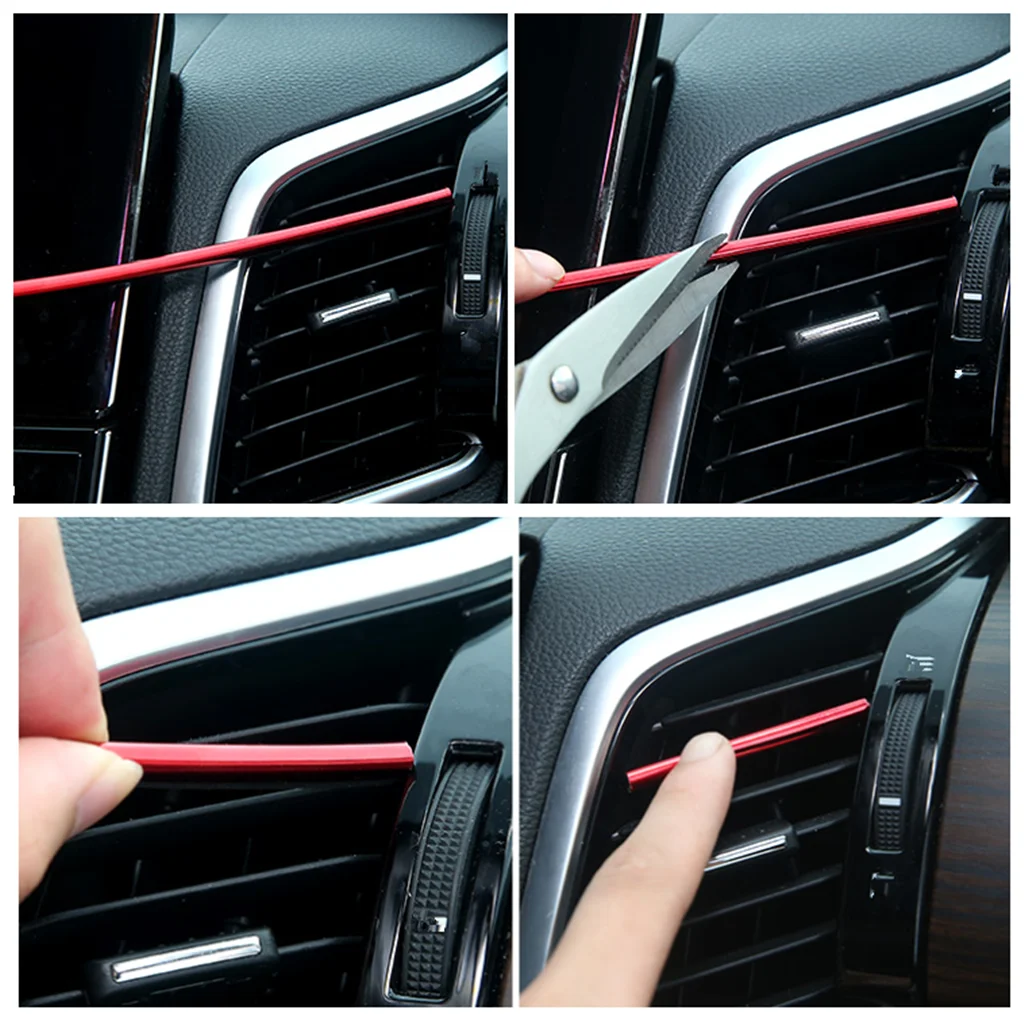 Автомобильная вентиляционная розетка решетчатая крышка полоса для Ford taureus Mondeo