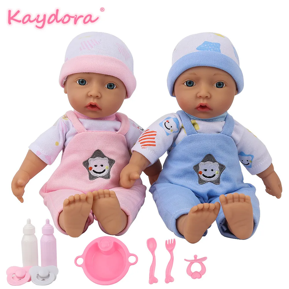 Мини-кукла реборн 10 дюймов новинка ручная работа тканевое тело Реборн lol baby