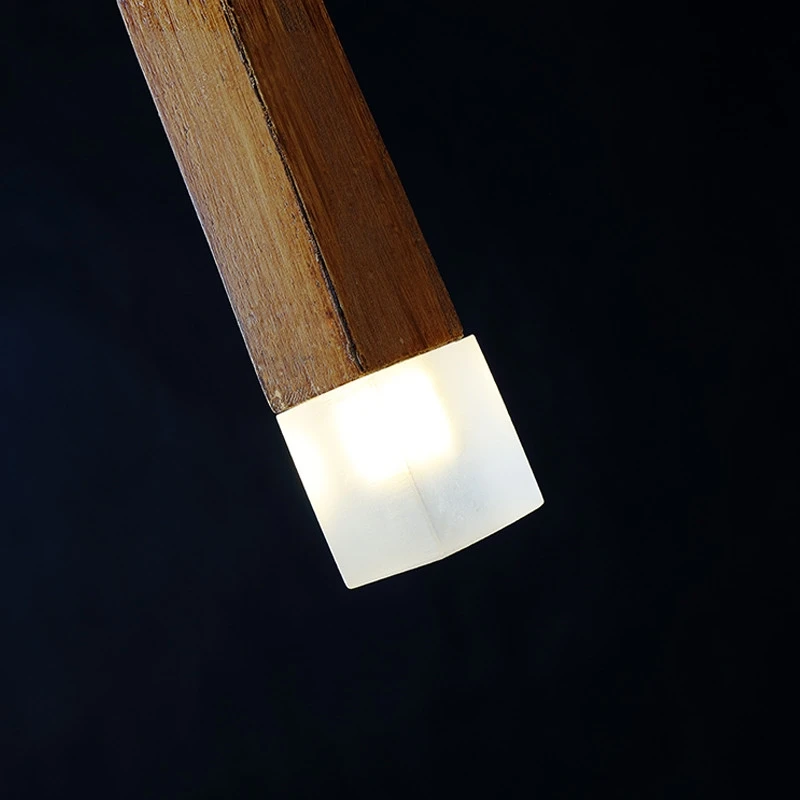 BDBQBL Новинка деревянные подвесные светильники Лофт Декор Hanglamp для фойе гостиной
