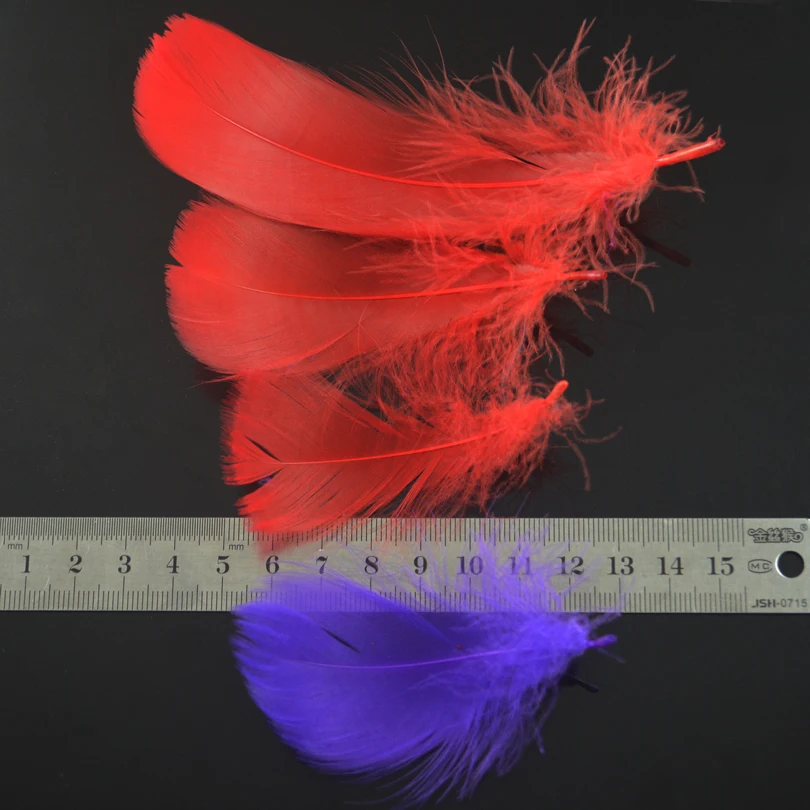 100 шт. Ассорти перьев кряклыков материал для завязывания мухи утиное крыло