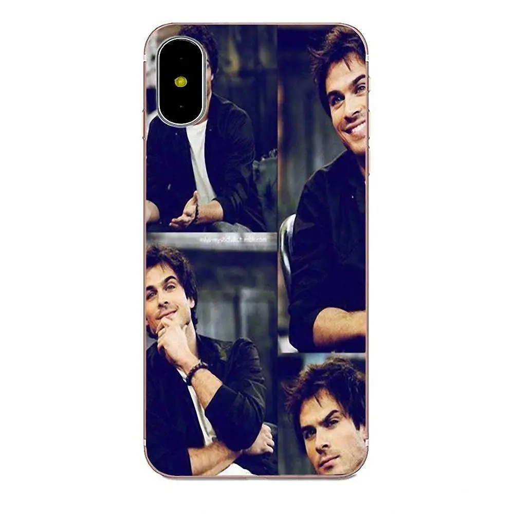 Ian Somerhalder Дневники вампира ТПУ чехлы для Apple iPhone X XS Max XR 4 4S 5 5C 5S SE 6 6S 7 8