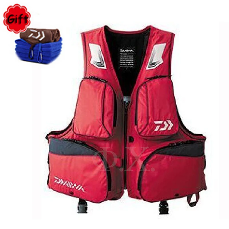 X 2XL новые летние дышащие Daiwa рыбалки рыболовный жилет спасательный рыбалка