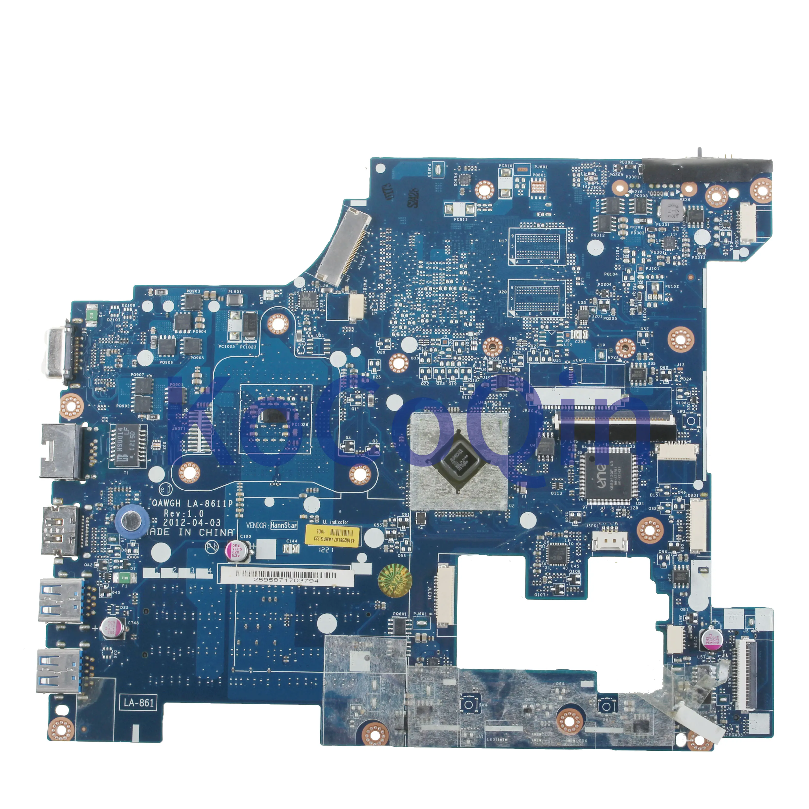 KoCoQin материнская плата для ноутбука Lenovo P585 G585 N585 QAWGH LA 8611P 90000420 AMD|Материнские платы
