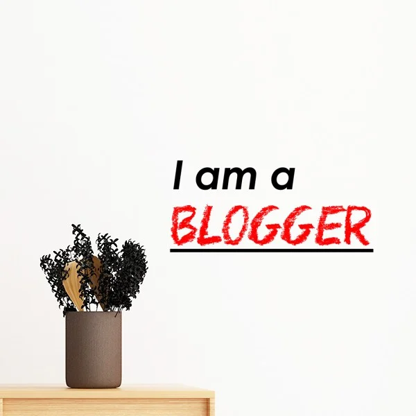 Цитата Я блоггер Съемный стикер стены художественные наклейки росписи DIY обои