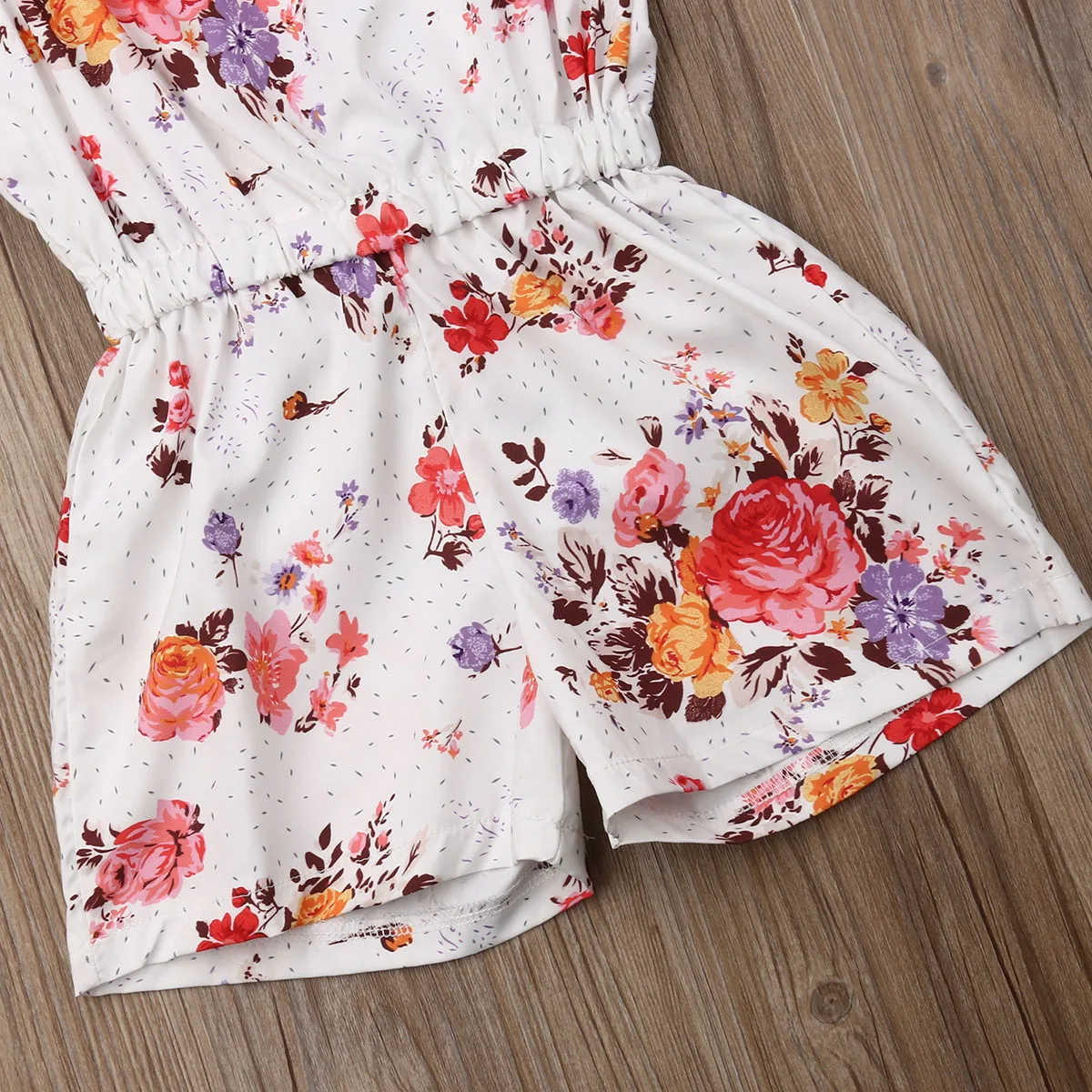 Emmaaby/Летний Детский комбинезон для маленьких девочек хлопковый с цветочным