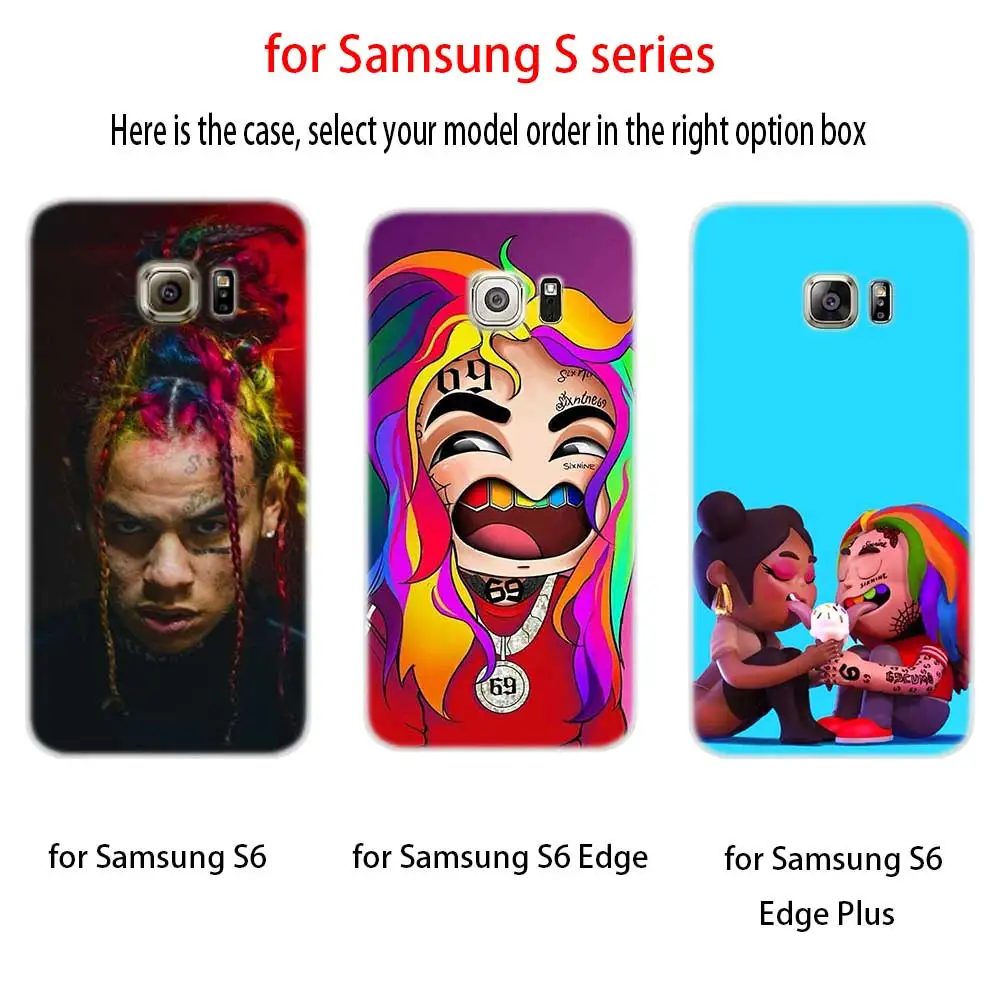 Мягкий силиконовый чехол для Samsung S30 S20 S11 S10 S9 S8 Plus lite 11e 10e Uitra S7Edge Tekashi69 6ix9ine 69 Rap singer |