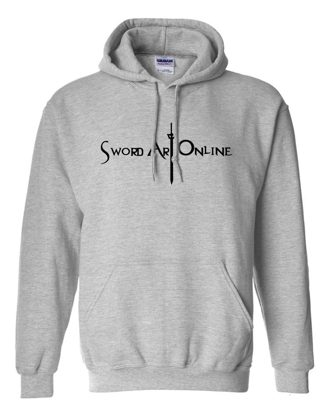 SAO Sword Art Online Толстовка для мужчин осень Kirigaya Kirito Kazuto аниме мальчик хлопок с капюшоном длинным рукавом модная брендовая одежда