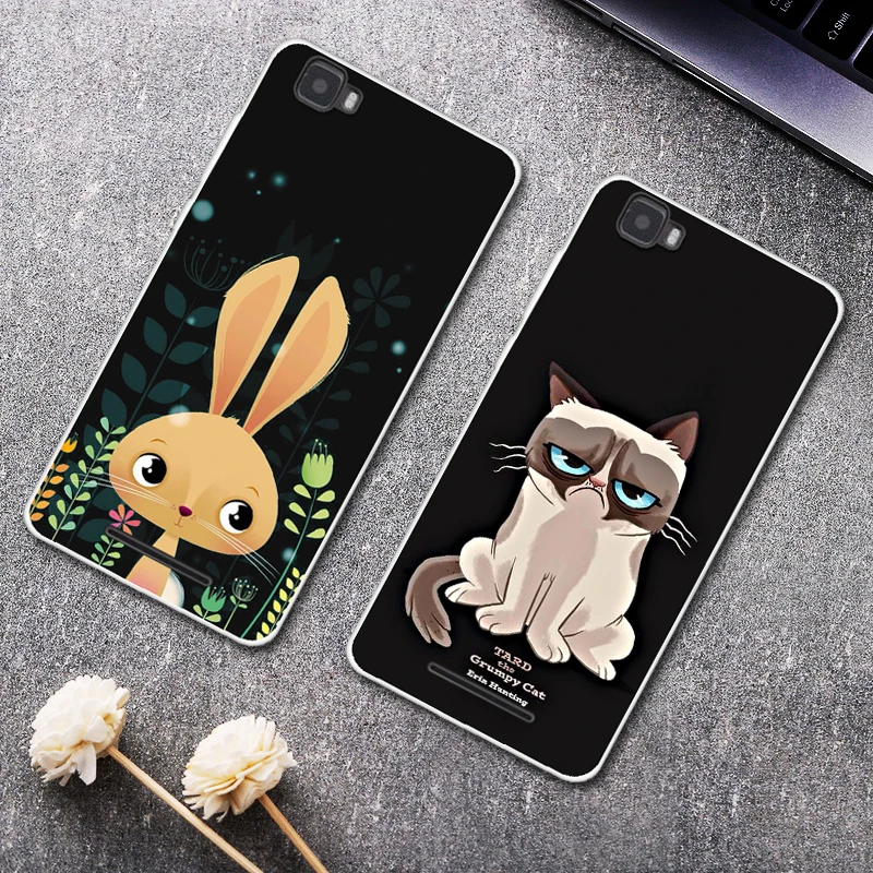 Case For Dexp Ixion El450 Force 5.0 inch Printing Drawing Silicone Phone Cases Cover Inch |