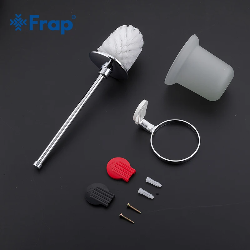 Держатели для туалетных щеток Frap из цинкового сплава настенные стеклянные