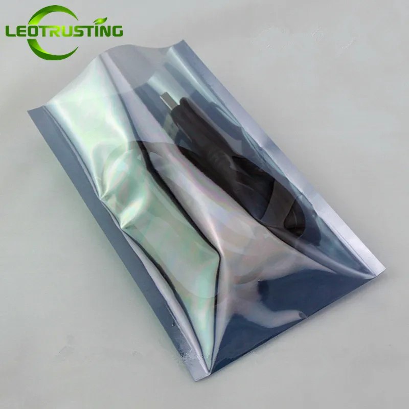 

Leotrusting 100pcs Open Top Anti Static Shielding Bag ESD Anti-static Instruments Package Bag Hot Fidget Spinner Toys Bags