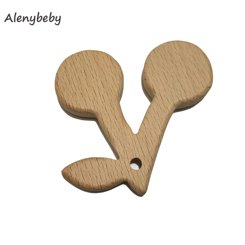 180 1pcs BPA FREE Natural Wood Teether Cartoon Animal Shape Wooden Baby Teether Toy Safe New baby Teething Toys Baby Shower Gift - Цвет: 180