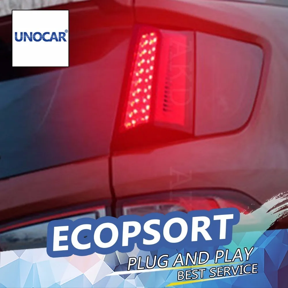 

UNOCAR Styling Accessories for Ford Ecopsort Taillights LED Tail Lamp LED Rear Lamp DRL Brake Park Signal led light