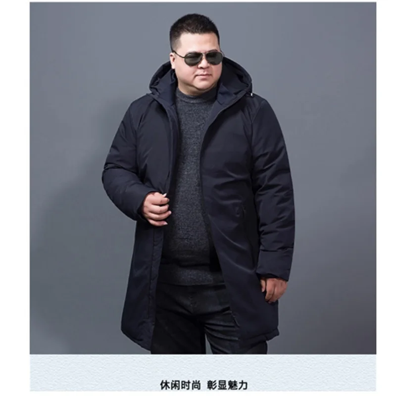 Большие размеры Новинка 10XL 9XL 8XL бюст 154 см молния прибытие теплая верхняя одежда зимняя куртка мужская Толстая ветрозащитная повседневная мужская куртка