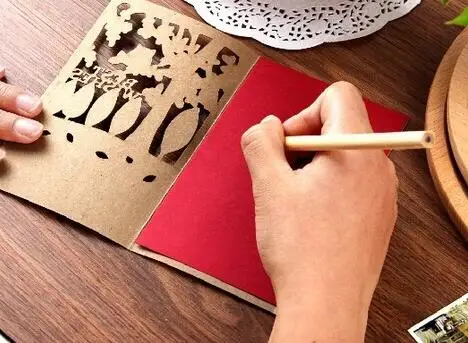 Деловые открытки сделай сам 1 шт./лот модный винтажный ажурный стильный набор из