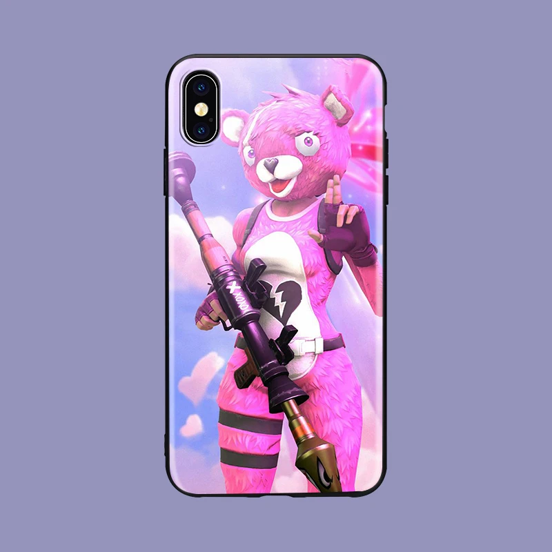 Battle Royale мягкий силиконовый черный чехол для телефона для iPhone11 pro 5 5S se 6 6s 7 8 plus X Xs XR max для Apple 7plus - Цвет: 761