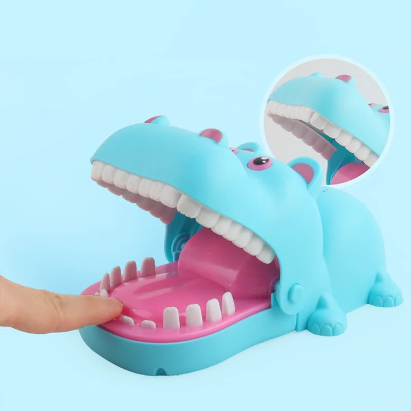 

Hot Selling Hippo Biting Finger Game Press Hippo Tooth Game Toy for Kids Party