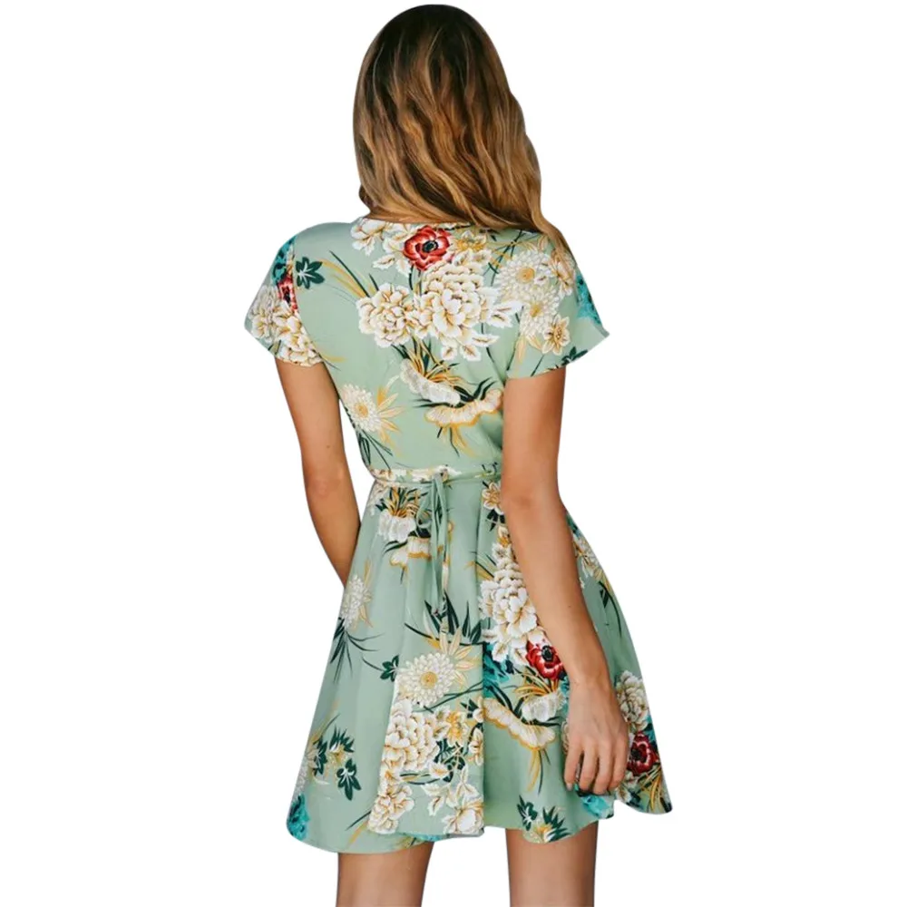 Vestito da festa/летнее платье с коротким рукавом и v-образным вырезом облегающее