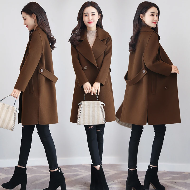 200 фунтов толстая мм шерстяная женская зимняя куртка плюс размер 5XL новинка