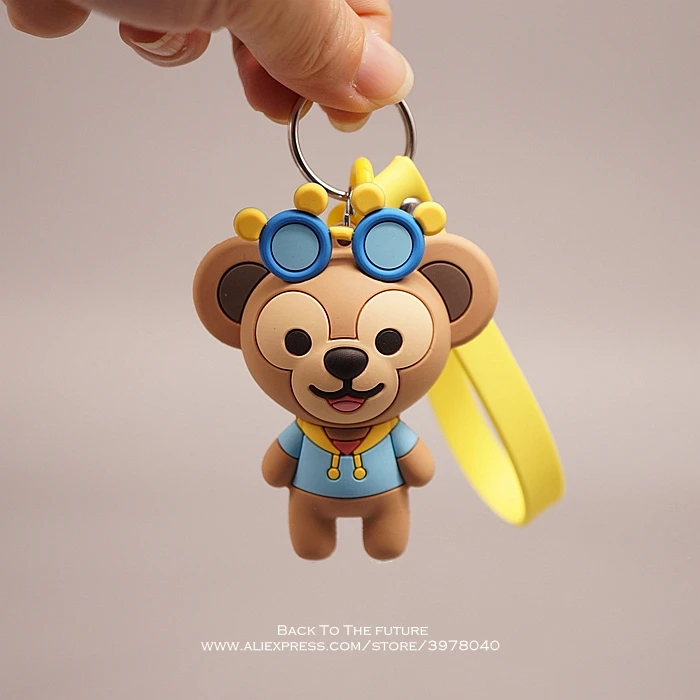 Миниатюрная кукла Disney Duffy Bear 7 см аниме фигурка украшение из ПВХ коллекционная