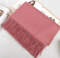 100goat wool women fashion thick soild color scarfs shawl pashmina 70x200cm