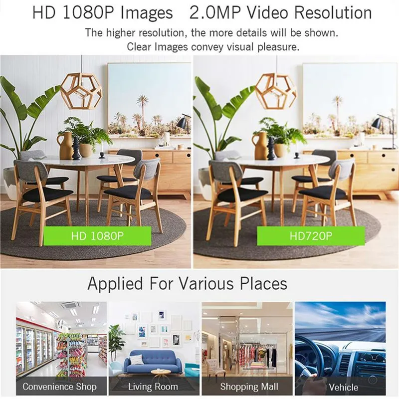ONEYES камера наблюдения wifi Камера Безопасности IP Сетевая камера 1080P домашняя камера видеонаблюдения часы ночное видение камера обнаружения движения
