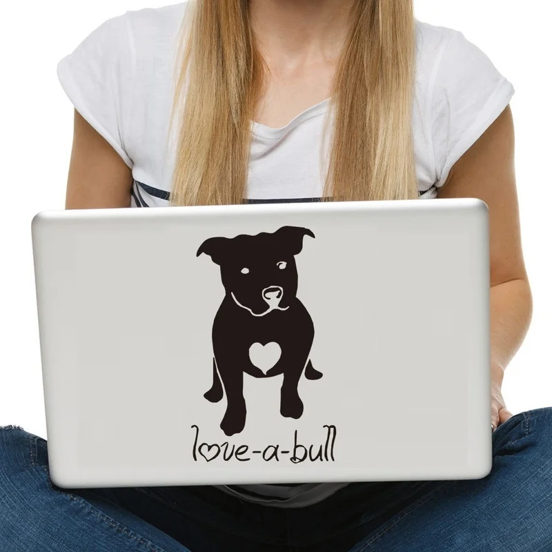 1 шт. автомобильные наклейки Love A Bull Pitbull наклейка водонепроницаемая