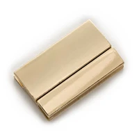 1 set rose gold color rectangle shaped magnetic clasps findings connectors accessories jewelry making 40x25mm