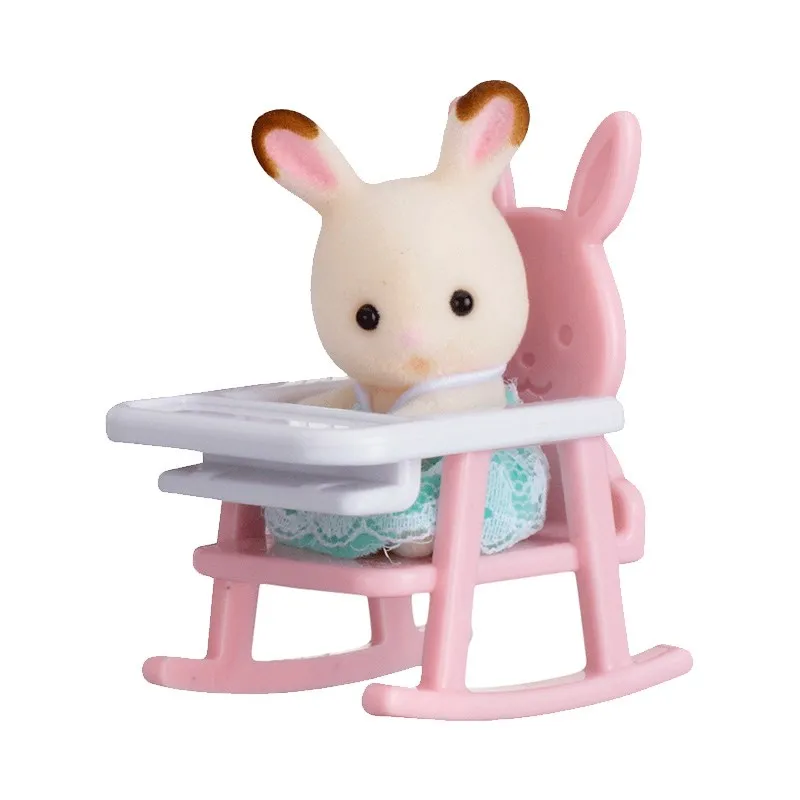 Набор сидений с кроликом и обеденным стулом Sylvanian Families кукольный домик животными