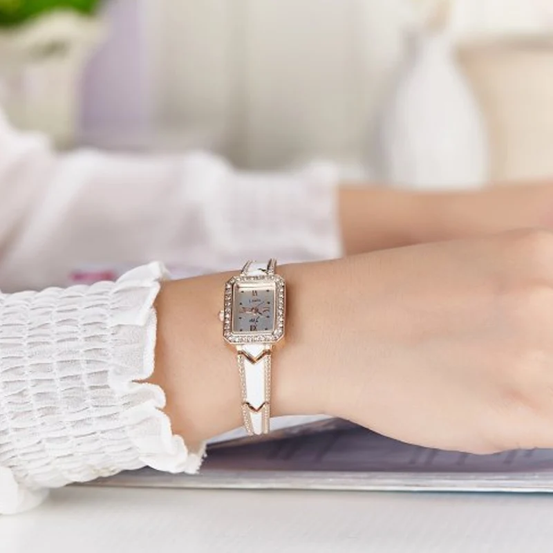 Мода ручной кольцо браслет женские часы Элитный бренд платье кварцевые наручные