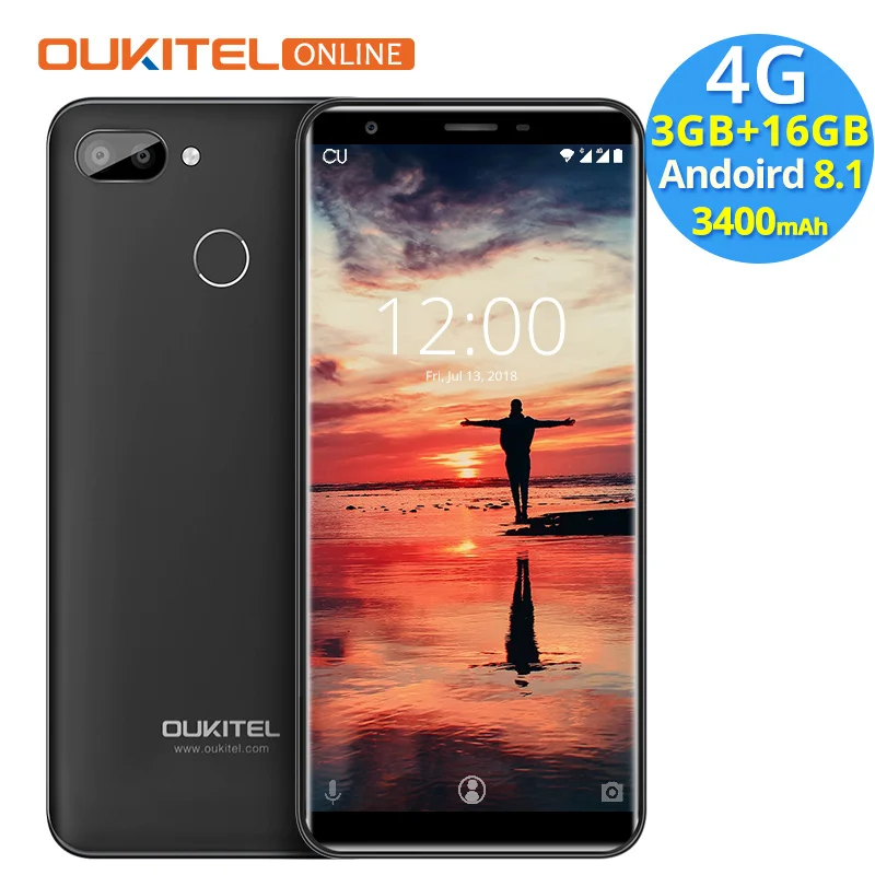 Oukitel C11 Pro смартфон с 5 дюймовым дисплеем четырёхъядерным процессором MTK6739 ОЗУ 3 ГБ