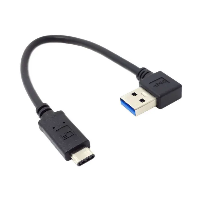 

0.2M USB 3.1 to USB 3.0 Type C Male to 90 Degree Right Angled A Male Data Cable for NOKIA N1 Tablet