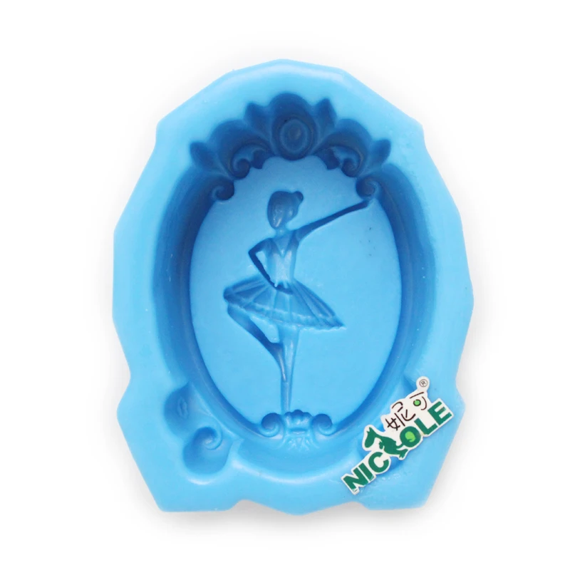 Силиконовая форма для мыла танцовщица девочек DIY конфеты шоколадная форма|Формы