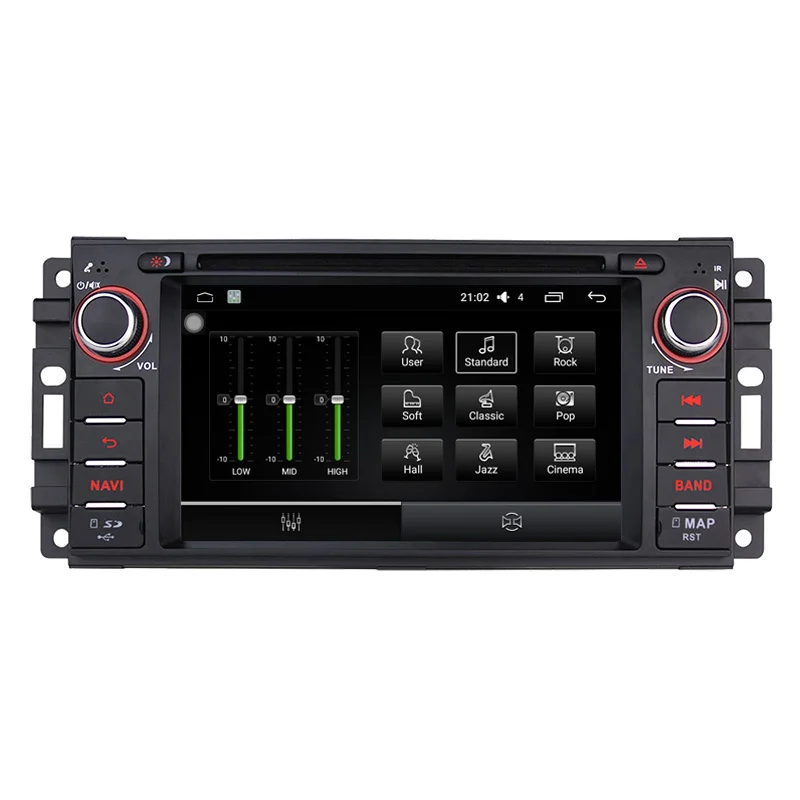 Smartech автомобиля mp4 mp5 плеер четырехъядерный процессор для android 6.0 os jeep wrangler компас