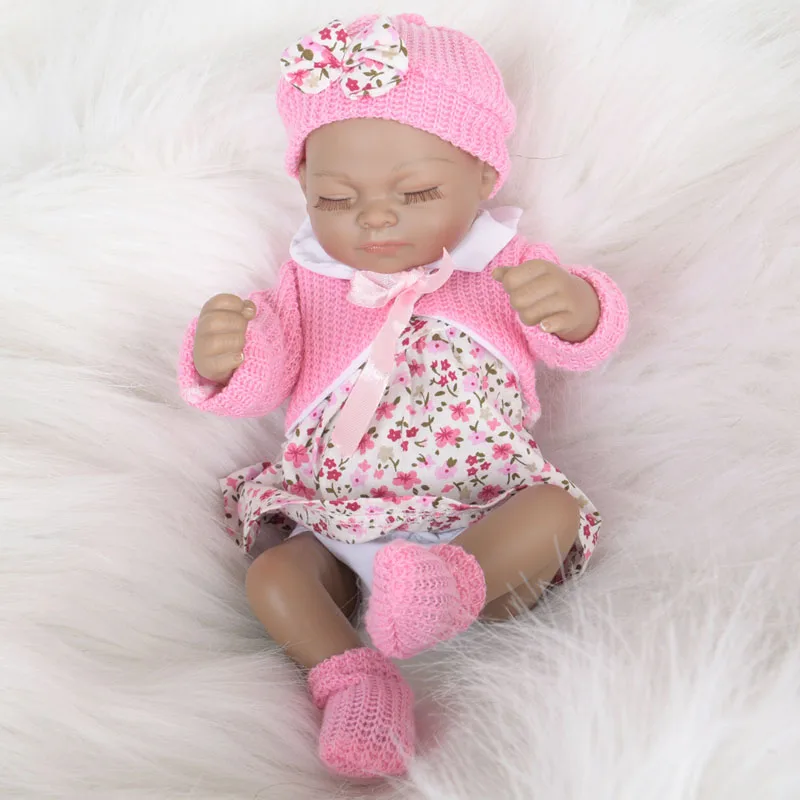 LEOOFU 28 см 11 дюймов полный силиконовые Реалистичного reborn baby doll оптовая продажа из