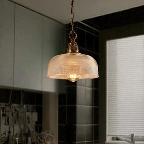 Американский Железный стеклянный подвесной светильник в стиле лофт винтажные