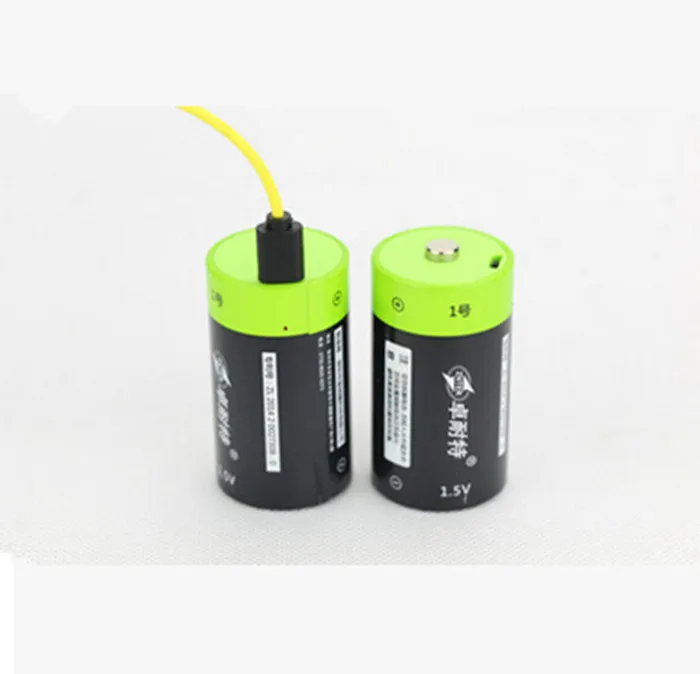 ZNTER литий-полимерная аккумуляторная батарея 2 шт. 1 5 в 3000 мАч размер C USB Тип